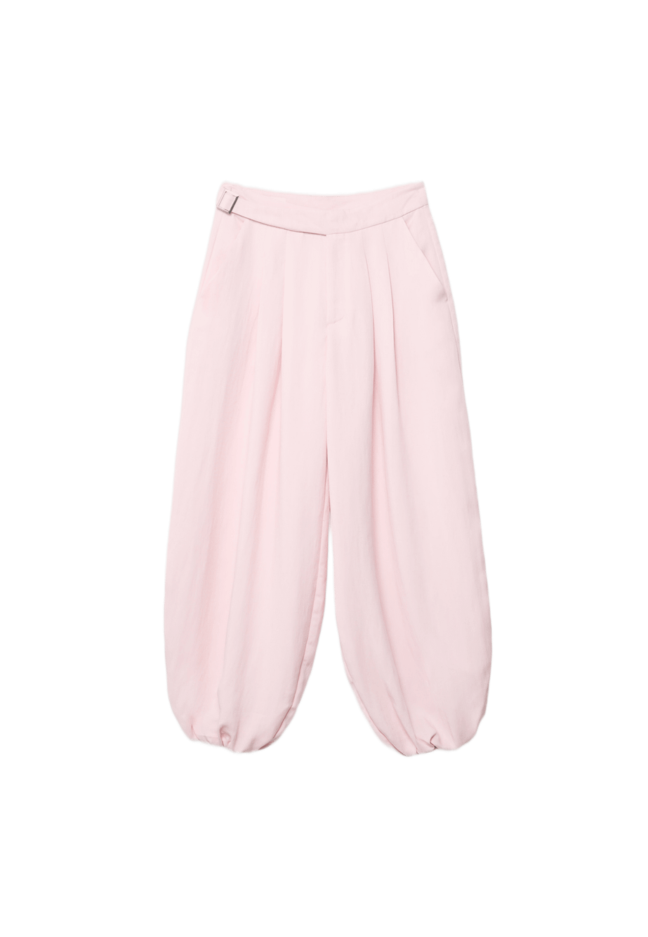 Darted sarouel trousers with buckle — Product image 9 of 11