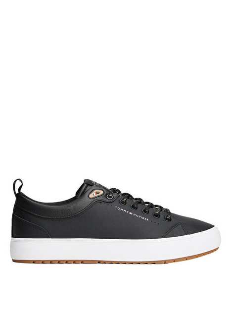 Tommy Hilfiger Black Male Sneaker Th Hi Vulc Core Low Cleat Lth