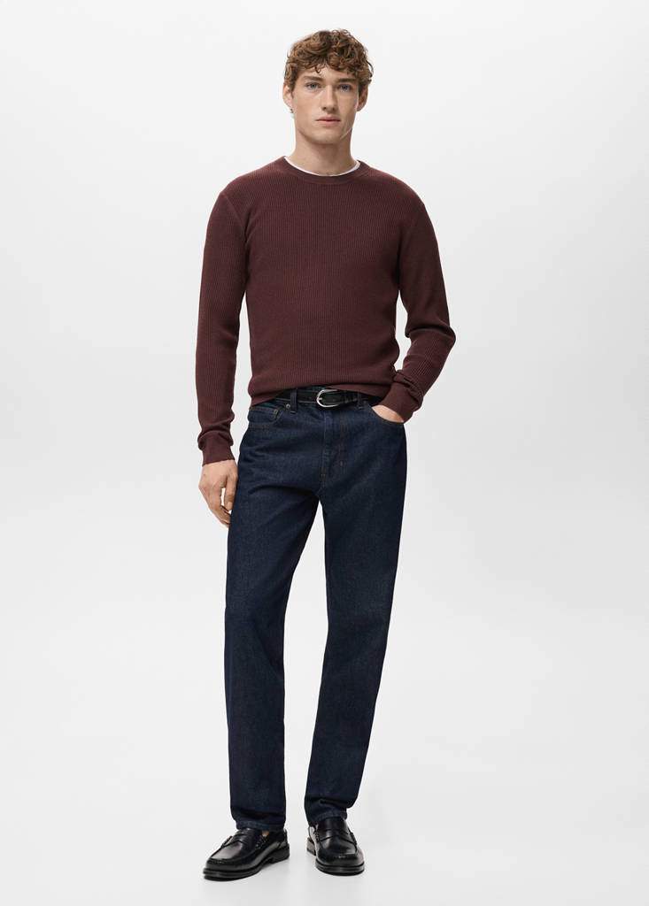 Fine rib-knit cotton sweater — Product image 10 of 30