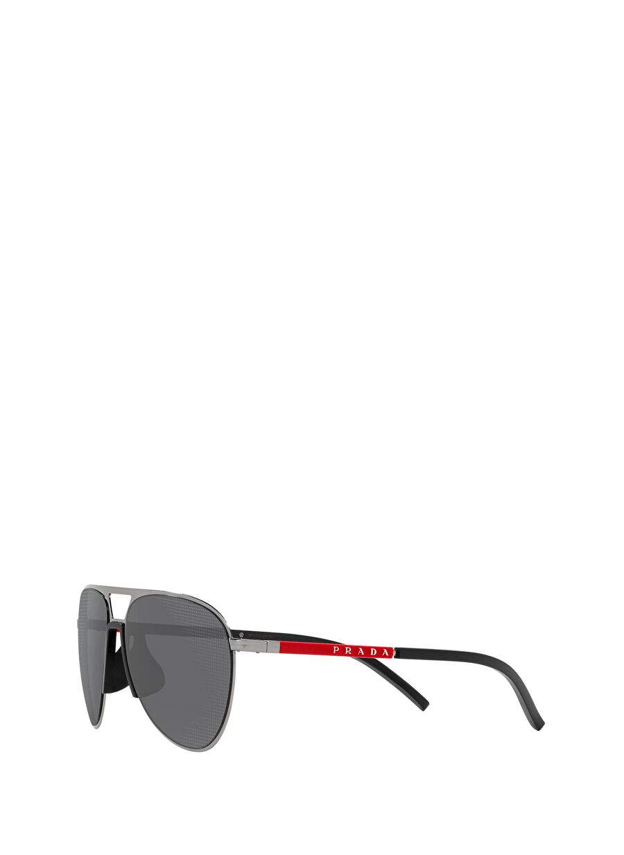 Prada Linea Rossa PS 51XS Damla Metal Erkek Güneş Gözlüğü — صورة المنتج 3 من 11