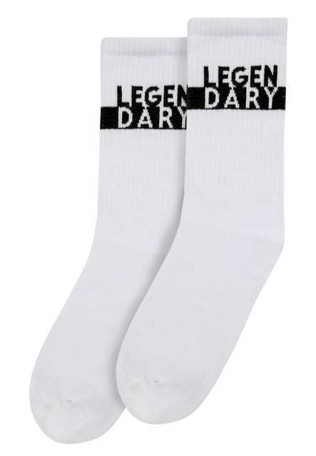 Unisex Vegan White Socks - Legendary Design