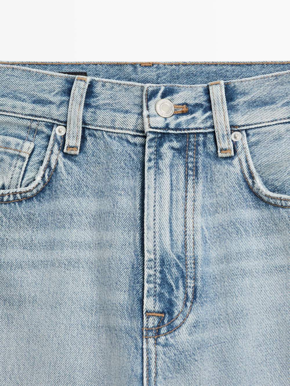 Straight-leg high-waist jeans — Product image 9 of 14