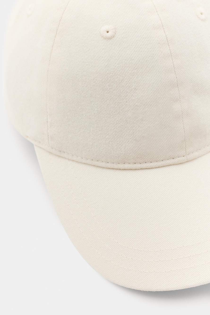 TWILL CAP WITH EMBROIDERED SLOGAN — Product image 4 of 7
