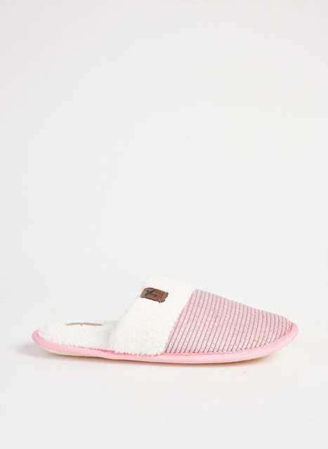 Factory Comfort Pink White Kadn Home Slipper Alica