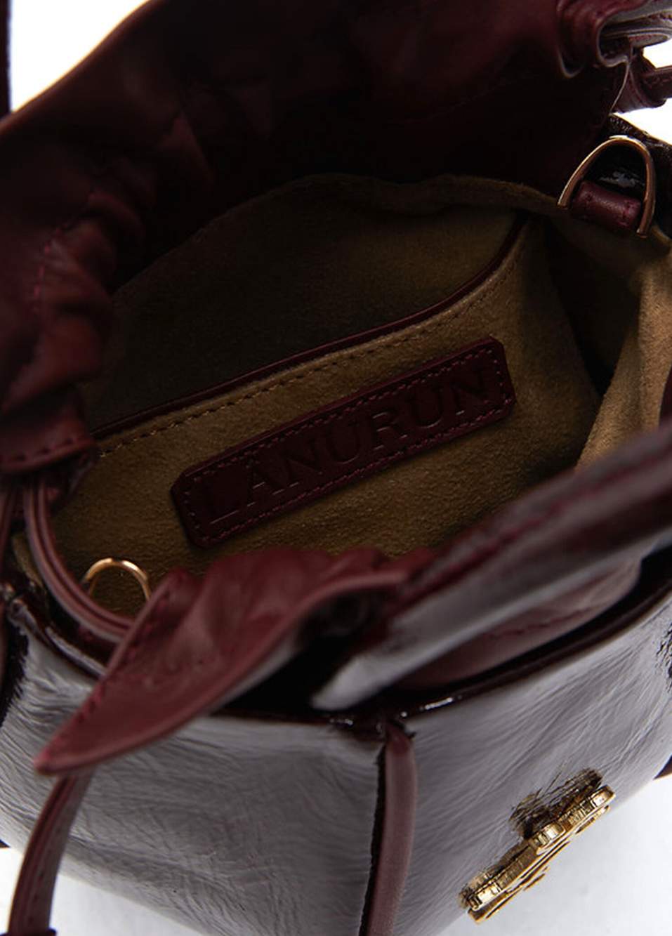 Alin Bordo Deri Kadın Omuz Çantası — Product image 6 of 7