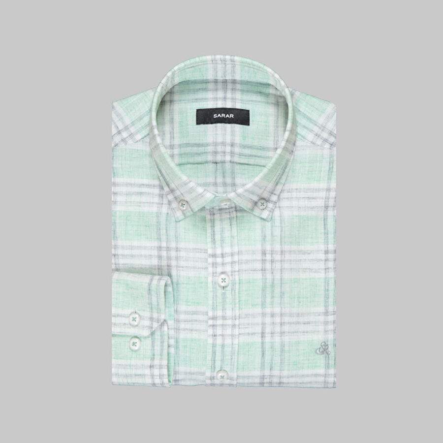 Eleta Slim Yesil Gomlek — Product image 3 of 4