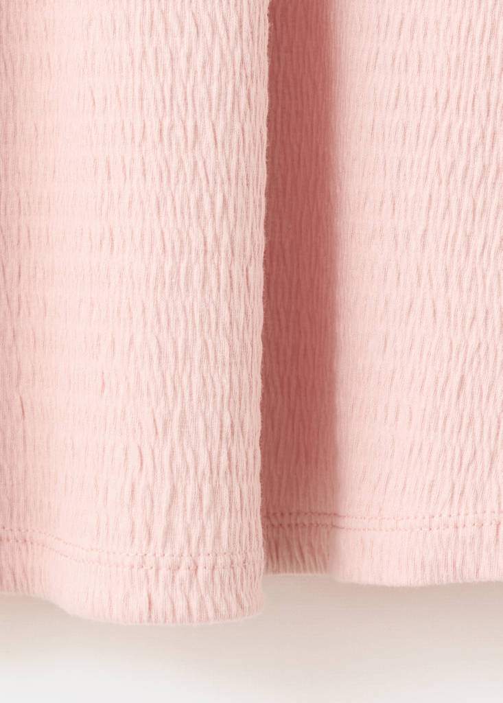 Textured dress with embroidered details — Product image 4 of 9
