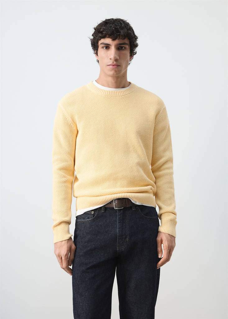 Medium-knit microstructure sweater — Product image 3 of 25