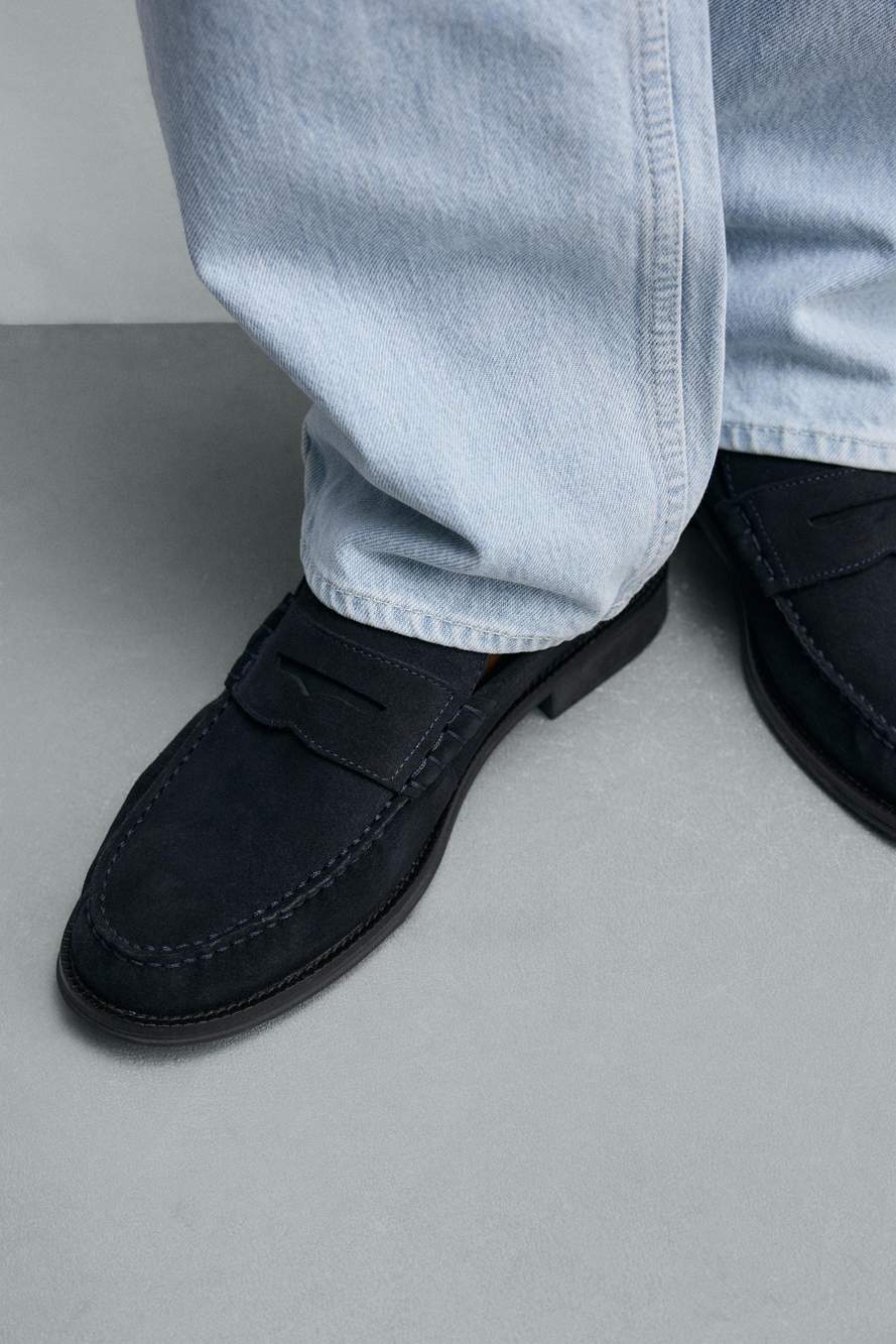 LEATHER PENNY LOAFERS — Product image 3 of 7