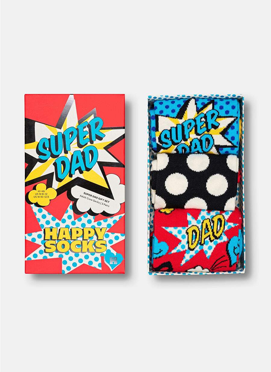 Happy Socks Krmz Erkek Corap Xfat08 4300 — Product image 5 of 5