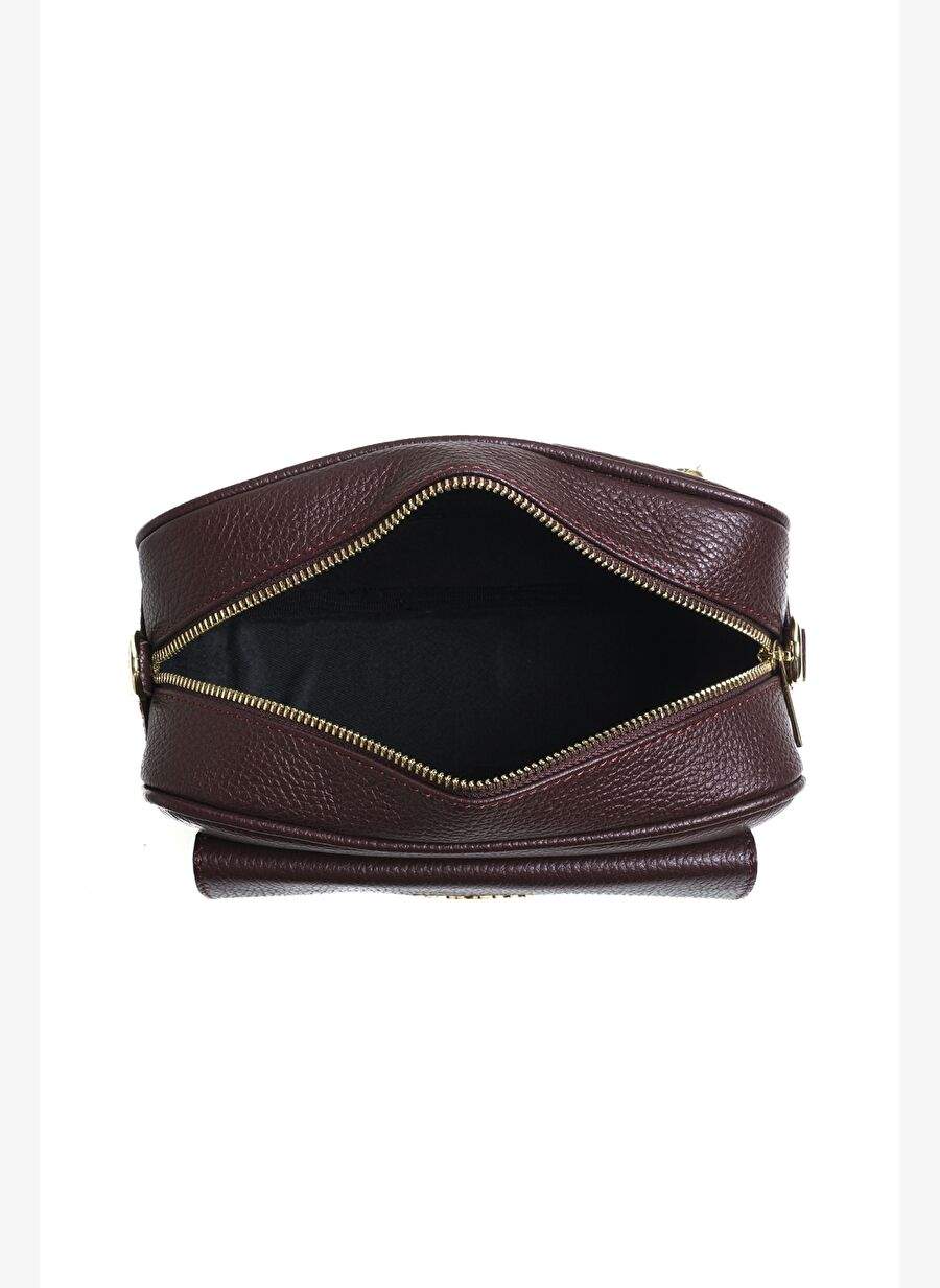 Women's Cross Bag SANDY Piumelli Milano Bag D54 Burgundy — صورة المنتج 6 من 7