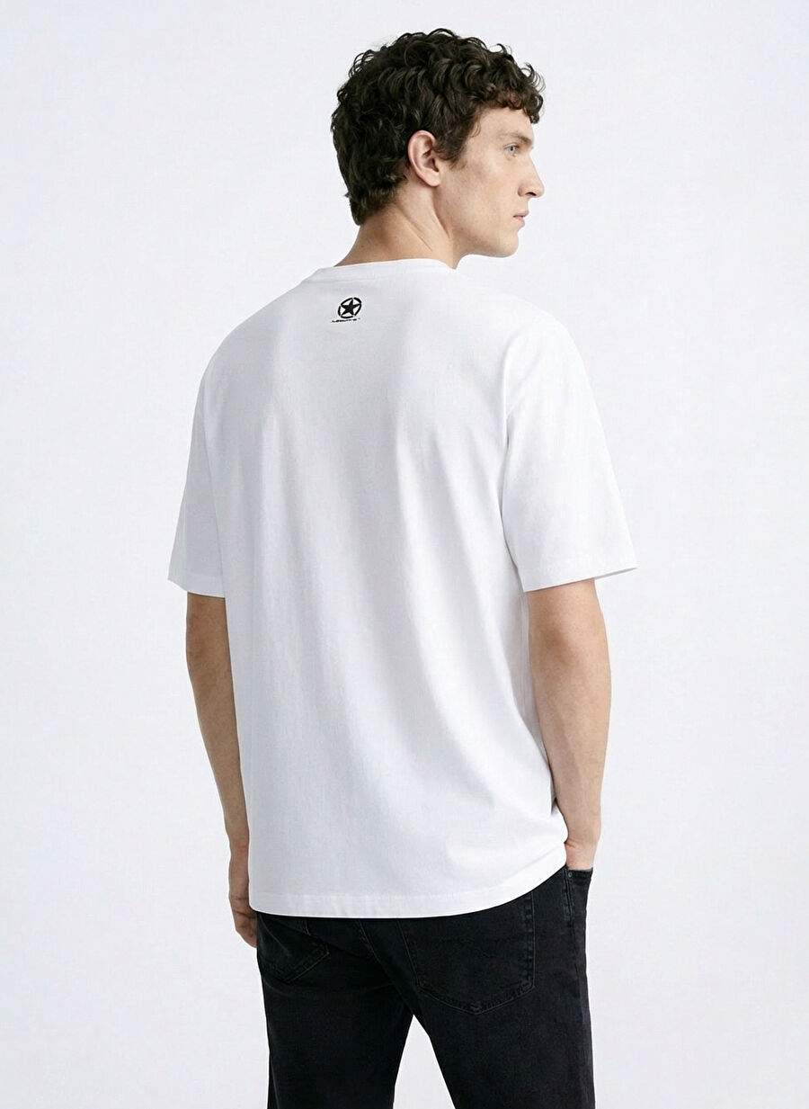 Off White Men's 100% Cotton Basic T-Shirt J4SM-TST7245 — Product image 4 of 7