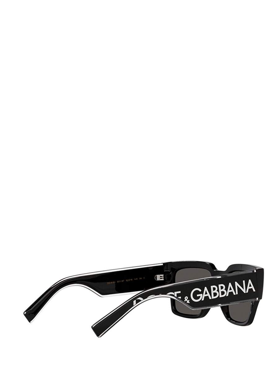 Dolce&Gabbana DG6184 Köşeli Siyah Erkek Güneş Gözlüğü — صورة المنتج 9 من 11