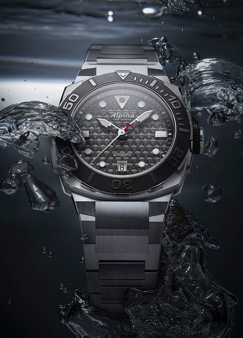 Seastrong AL-525G3VE6B Steel Men's Wristwatch — Product image 3 of 5
