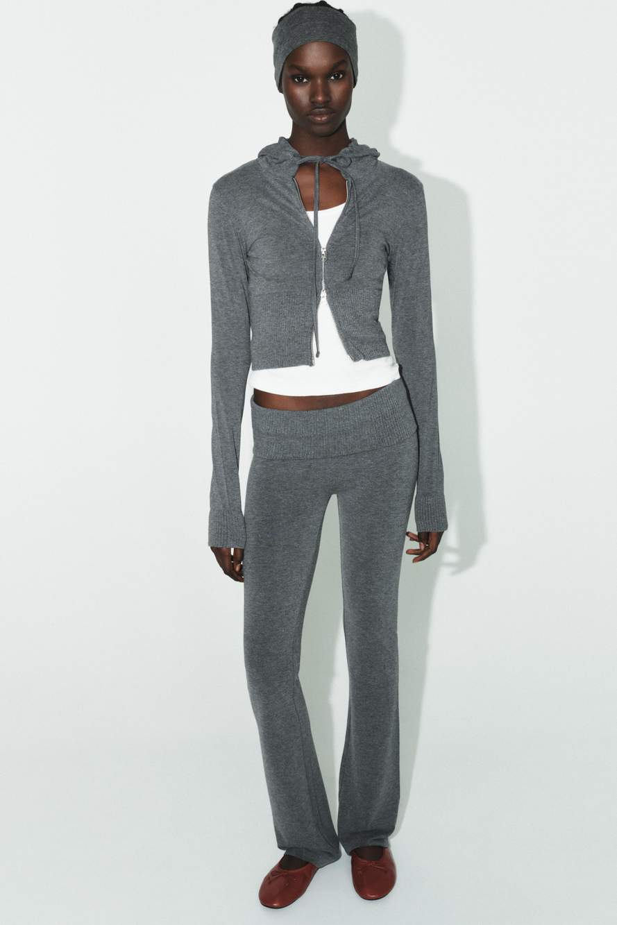 SEAMLESS FLARE TROUSERS — Product image 5 of 8