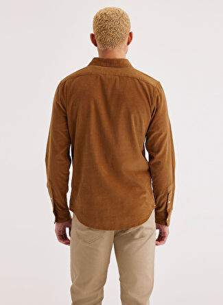 Dockers Kahve Erkek Gömlek Slim Fit Gömlek A4253-0063 — صورة المنتج 10 من 10
