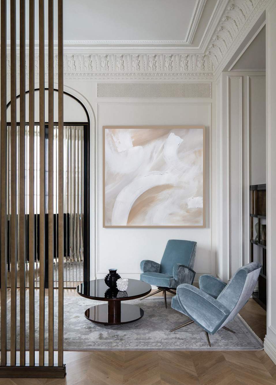 Beigy Tones Akrilik El Yapımı Tablo 90x90 cm — Product image 4 of 5
