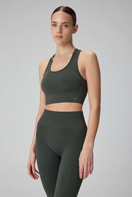 Jerf Gela Double Decker Kompress Sport Bra Green