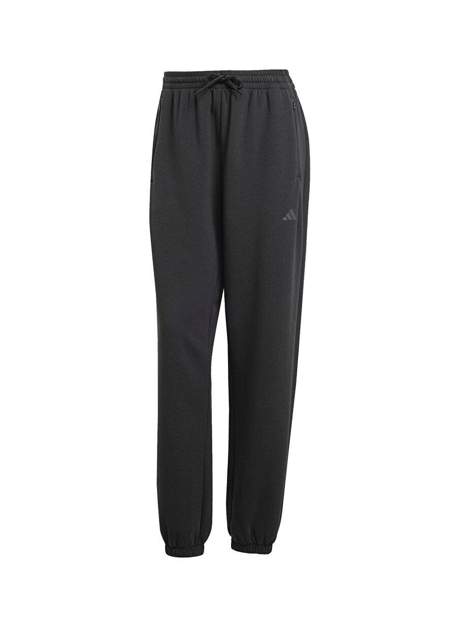 Adidas JP2644 D4T KNIT PANT Black Loose Fit Plain Women's Sweatpants — Product image 6 of 6