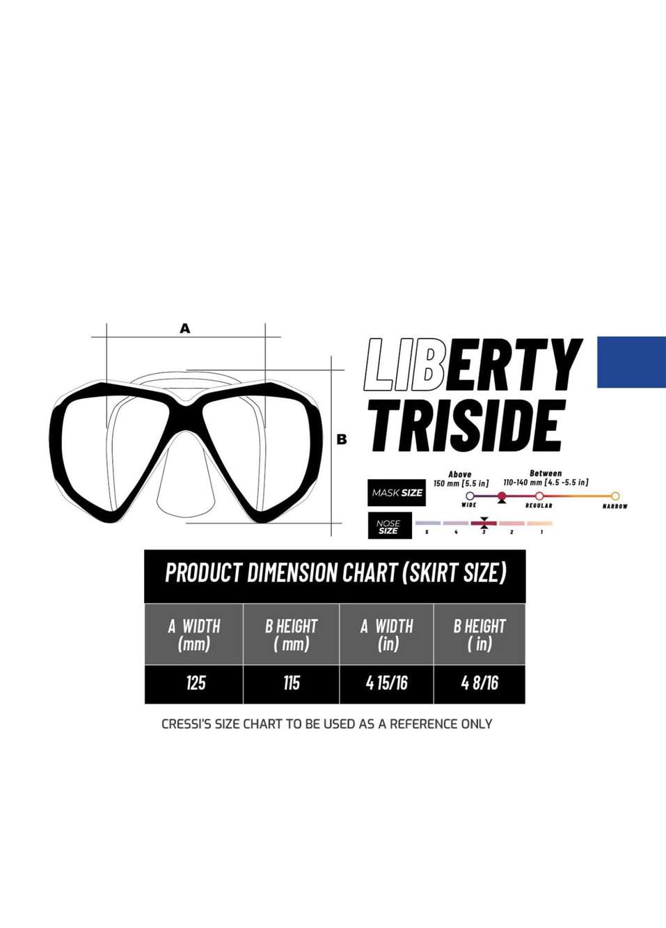 Liberty Clear Yellow Diving Mask — Product image 6 of 7