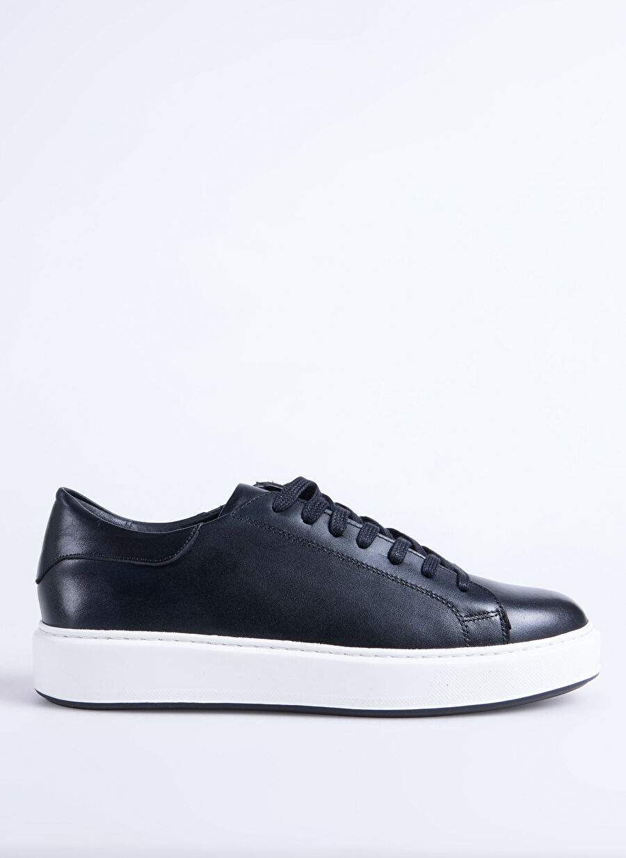 Factory Black Men's Leather Sneakers JAROD — Product image 5 of 11