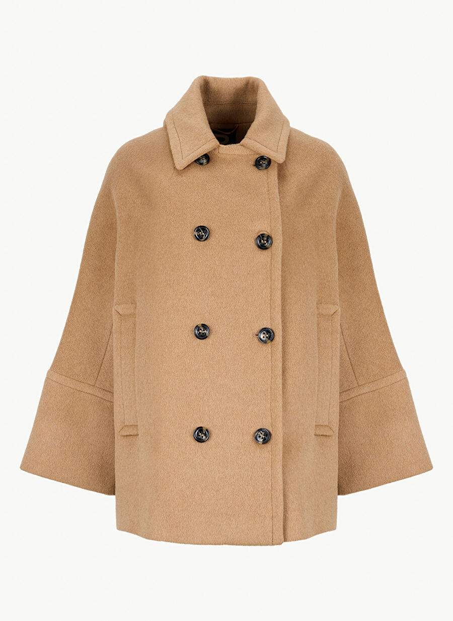 P By Paltoi Camel Woman Coat 3971 — صورة المنتج 8 من 9