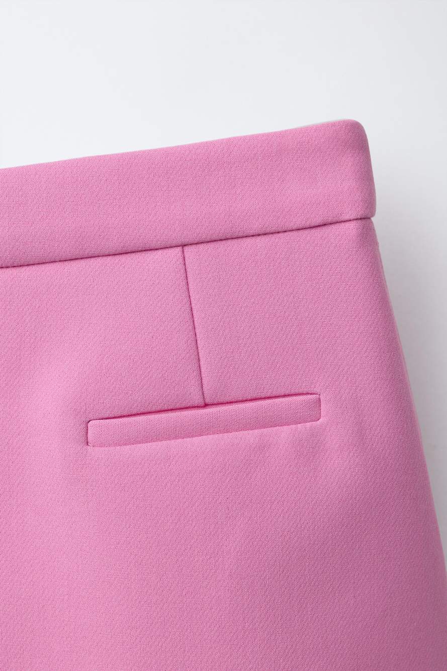 SKIRT WITH RHINESTONE BUTTON — Product image 4 of 4
