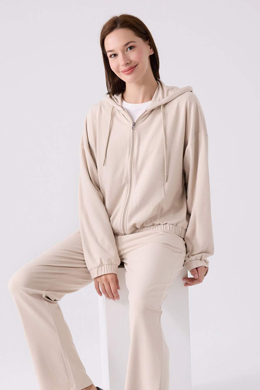 Arnetta Kadın Uzun Kol Pijama Takım AR3110 Taş — Product image 3 of 7