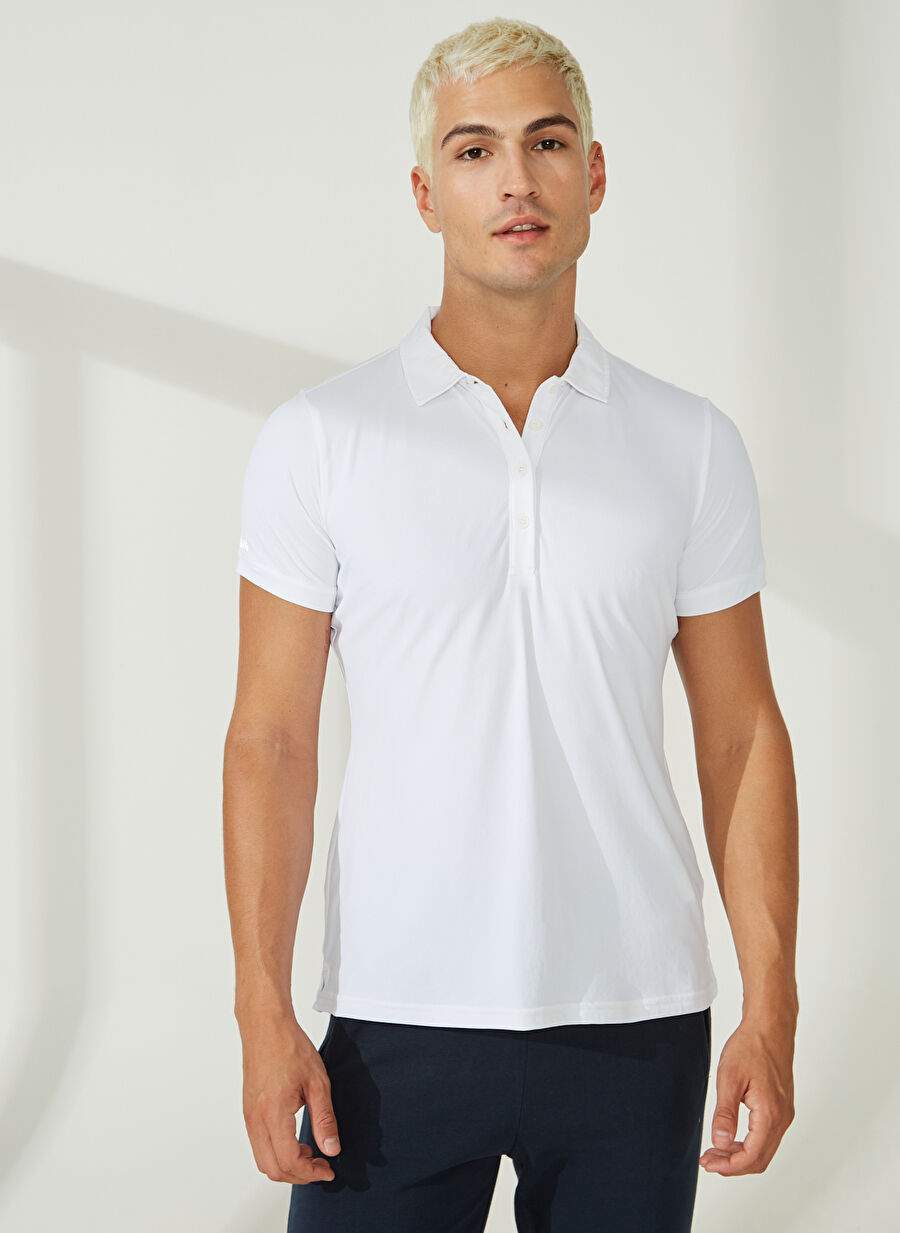 Slam A908003S00_ACT WS TECH PIQUE POLO White Regular Fit Women's T-Shirt — Product image 3 of 5