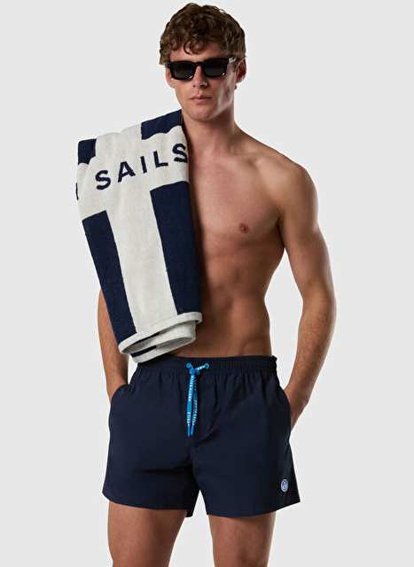 North Sails Lacivert Erkek Plaj Havlusu Ns0000623404