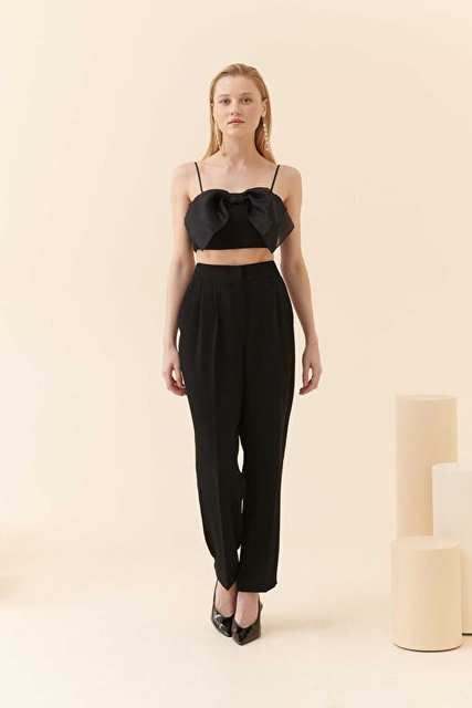 Organza Fawn Bustier Black Y2314005 001