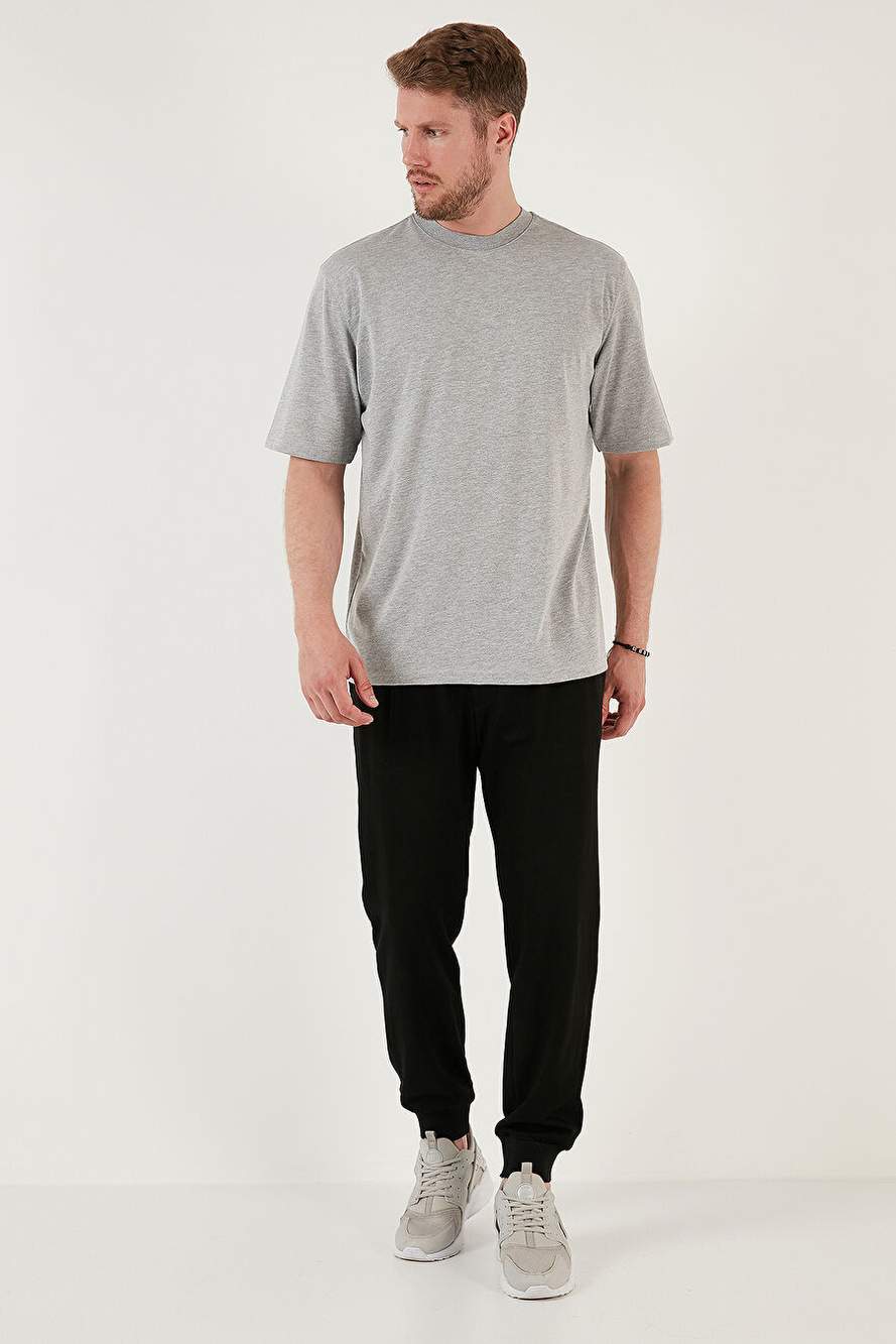 Buratti Pamuklu Oversize Bisiklet Yaka Basic T Shirt Erkek 5902365 — Product image 4 of 6