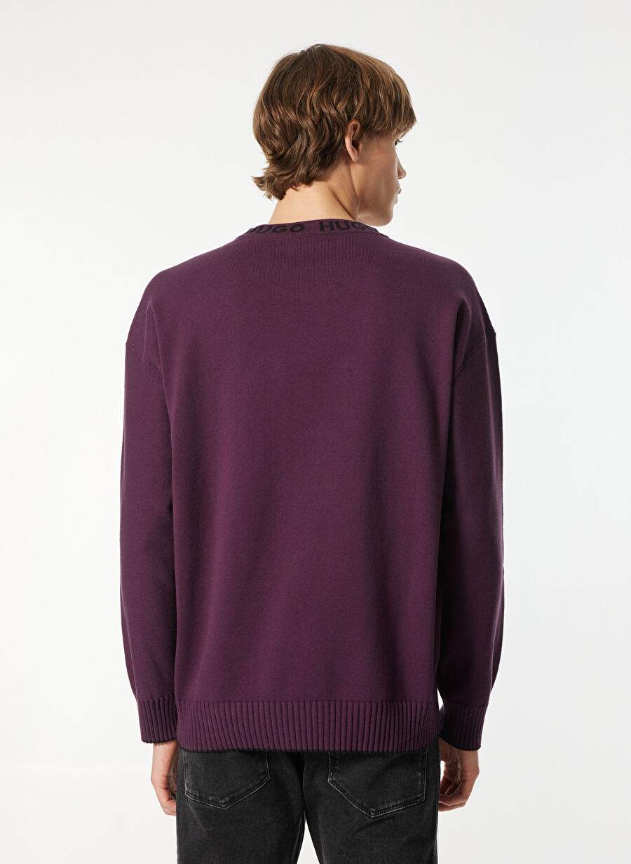 Hugo Mor Erkek Bisiklet Oversize Duz Kazak 50474813 Smarlo — Product image 5 of 5