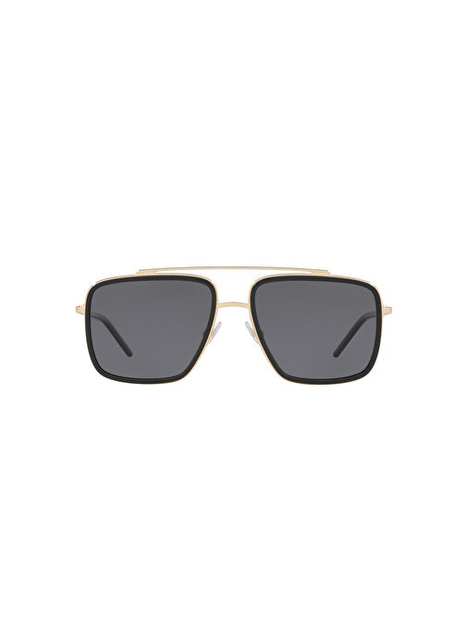 Dolce&Gabbana DG2220 Kare Siyah Erkek Polarize Güneş Gözlüğü