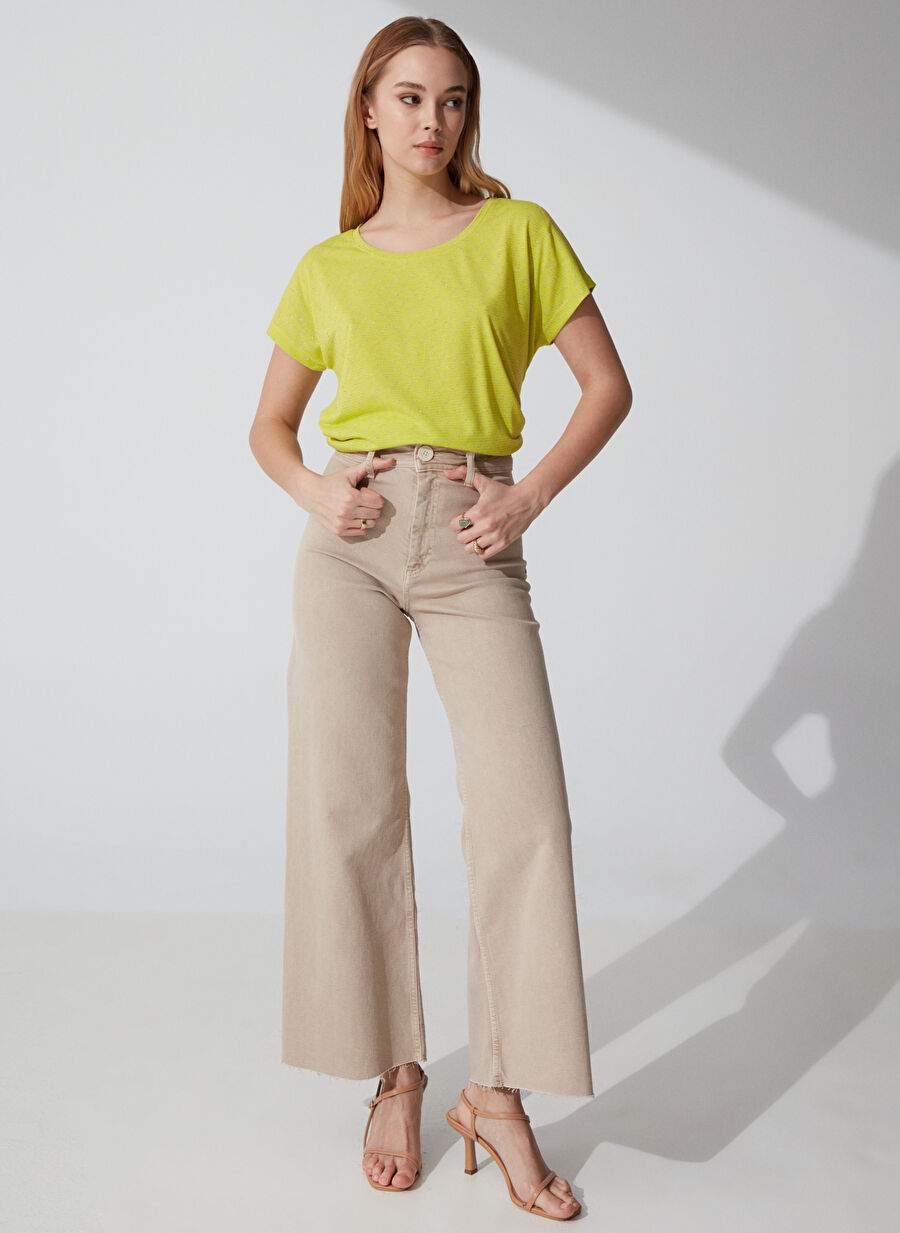 Pierre Cardin Bisiklet Yaka Yeşil Kadın T-Shirt VIENTA-23Y — صورة المنتج 3 من 8
