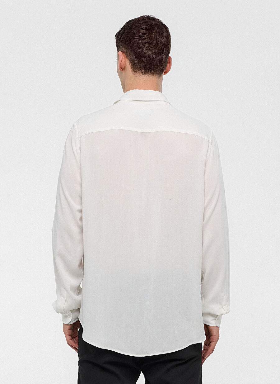Back and Bond White Men's Regular Fit Shirt B34T20045 — Product image 8 of 9