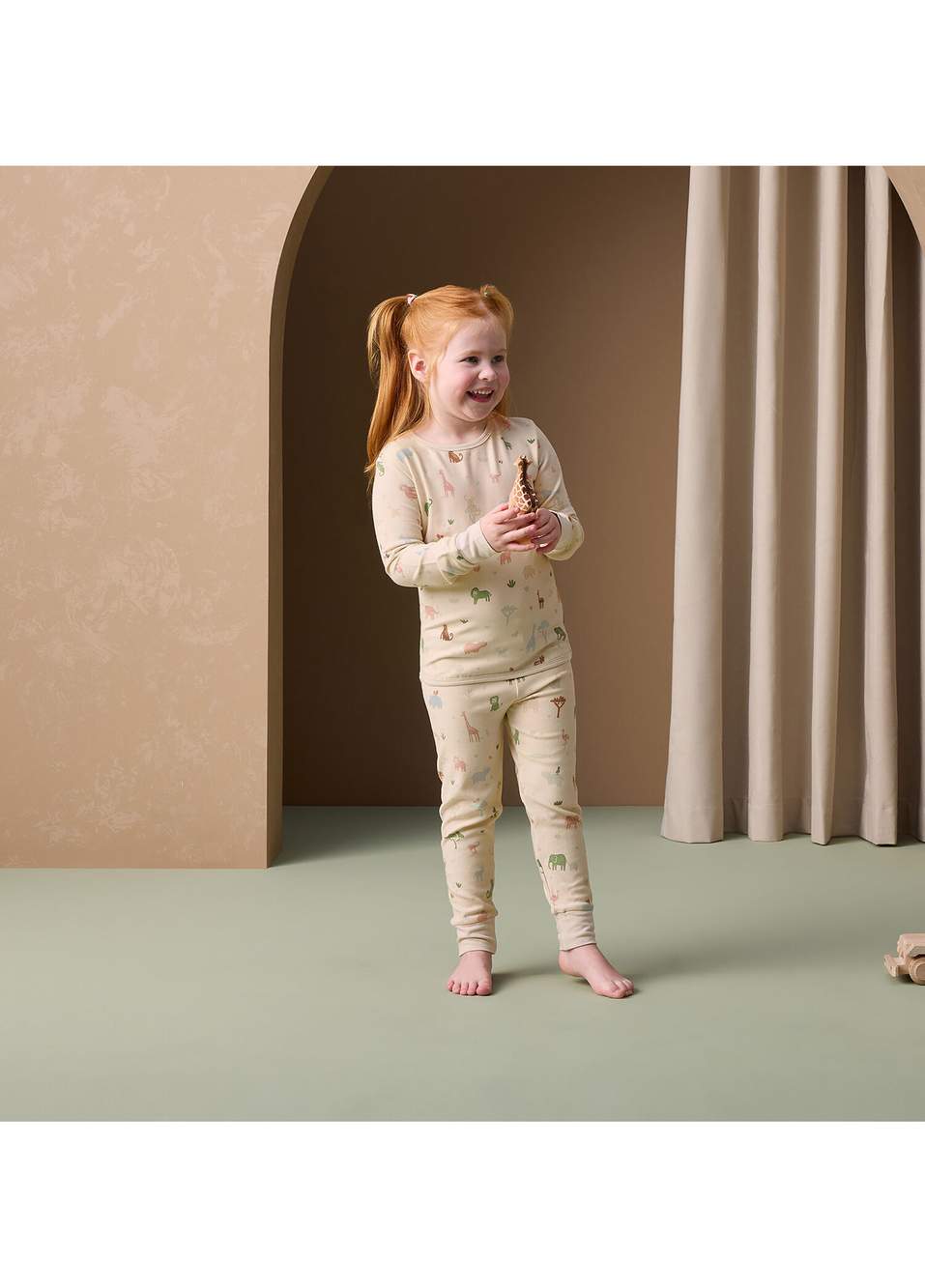 1.0 TOG Organik Pamuklu 2 Parça Uzun Pijama — صورة المنتج 4 من 7