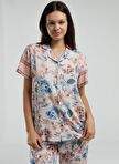 Arnetta Kadın Pembe Gömlek Pijama Takım — Product image 4 of 25