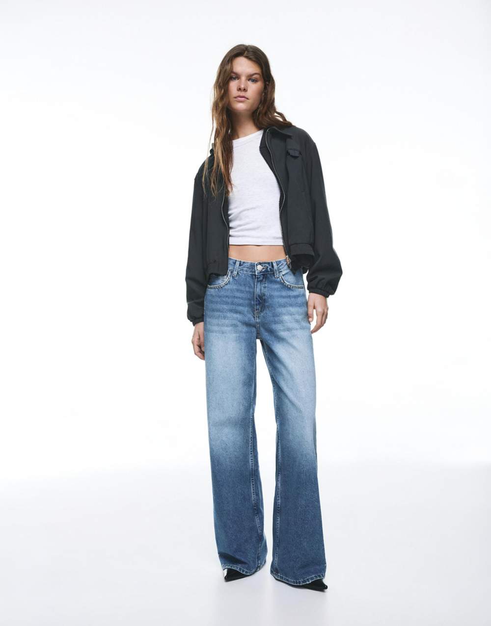 Wide-leg stud jeans — Product image 58 of 60