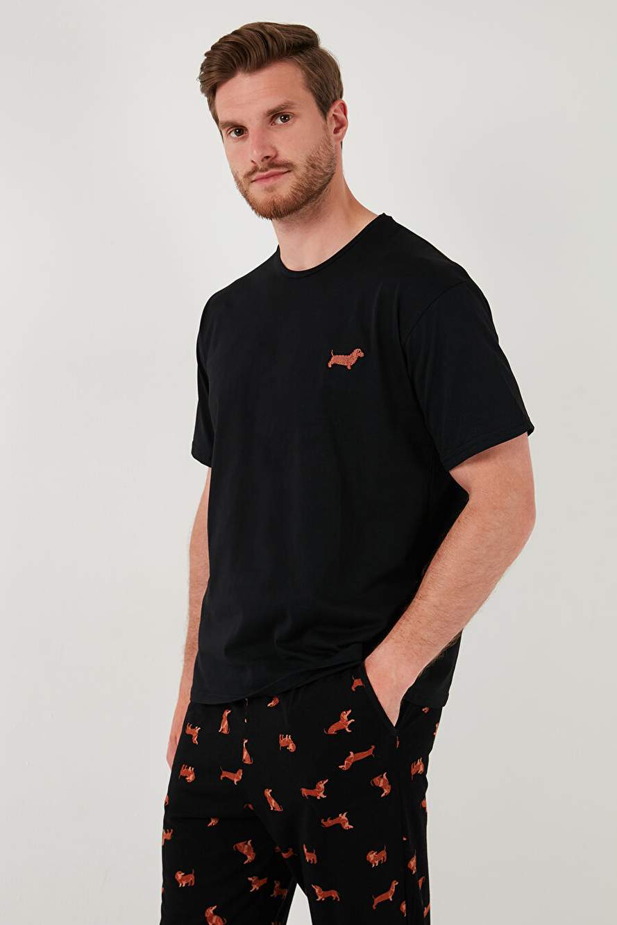 Buratti Pamuklu Regular Fit Kısa Kollu Pijama Takımı Erkek PİJAMA TAKIMI 6572012 — Product image 4 of 7