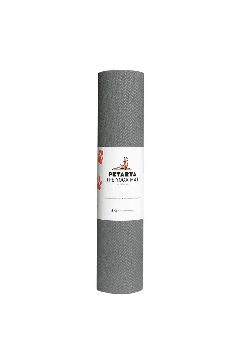 Refresh Series 6 mm Gri Tpe Kaydırmaz Yoga Matı — صورة المنتج 3 من 5