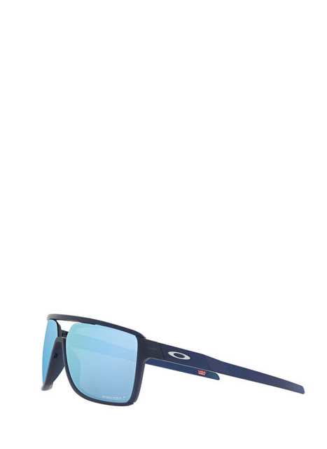 Oakley Castel OO9147 Dikdörtgen Mavi Erkek Polarize Güneş Gözlüğü
