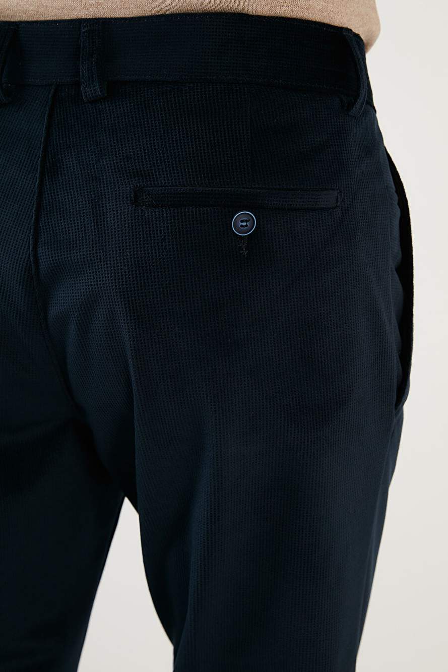 Buratti Normal Bel Regular Fit Düz Paça Kadife Erkek Pantolon 645MERLIN — صورة المنتج 7 من 7