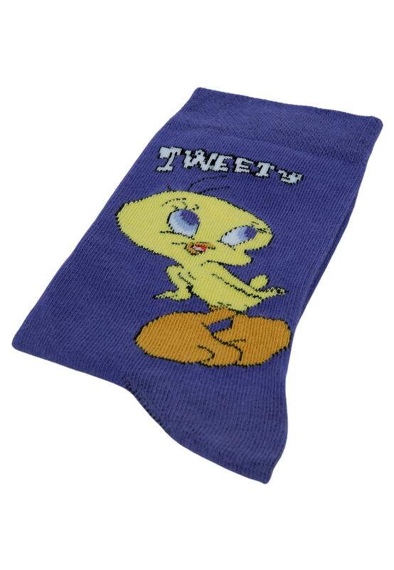 Unisex Vegan Blue Socks - Warner Bros Tweety Classic Design — Product image 4 of 5