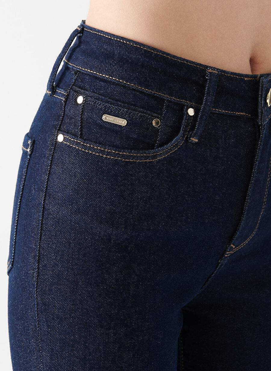 Mavi Sere Yüksek Bel Dar Paça Skinny Fit Kadın Denim Pantolon M100980-82996 — صورة المنتج 6 من 7