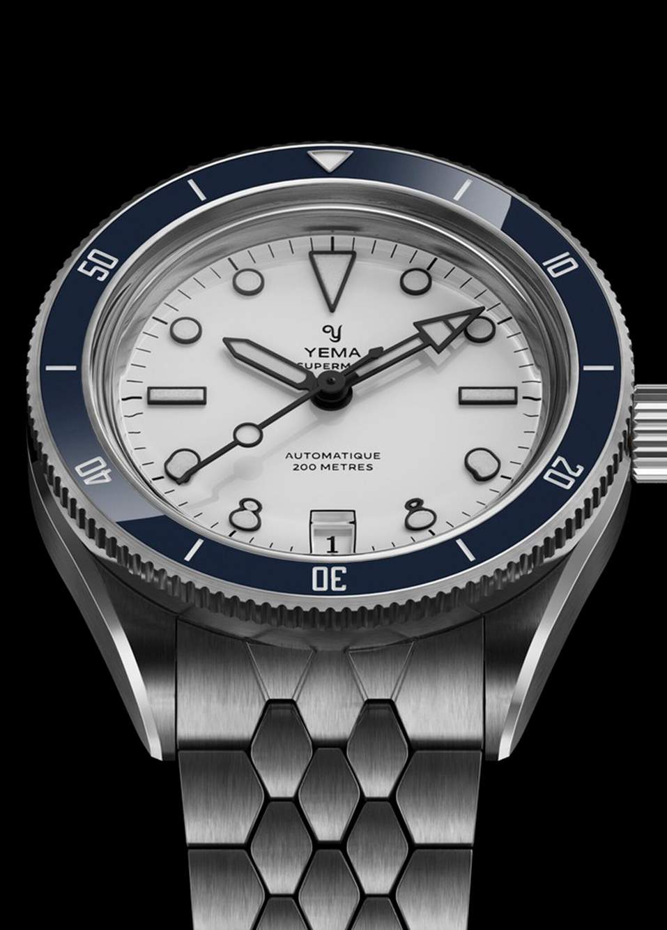 Superman Dato 12.25.11.57.SN. M2 Sterling Silver Men's Wristwatch — صورة المنتج 4 من 5