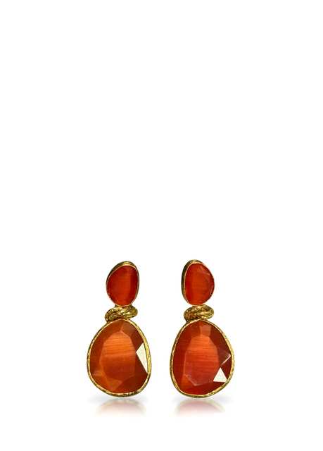 Nodo 22K Gold Plated Women's Earrings
