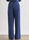 Indigo Blue Mizelle Denim Textured Waist Rubber Genis Paca Pants — Product image 19 of 20