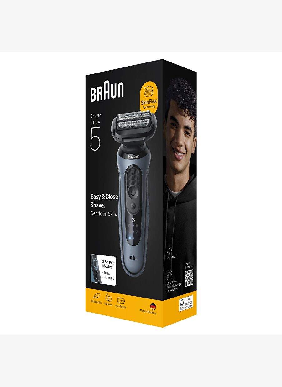 Braun Series 5 Electric Shaver, Wet and Dry, 52-A1000S — Product image 7 of 7
