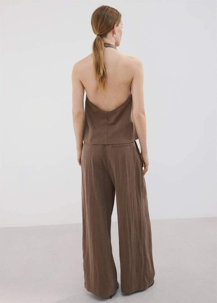 Straight lyocell trousers — Product image 8 of 8